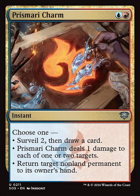 Prismari Charm - Secrets of Strixhaven #211 Magic: The Gathering card image