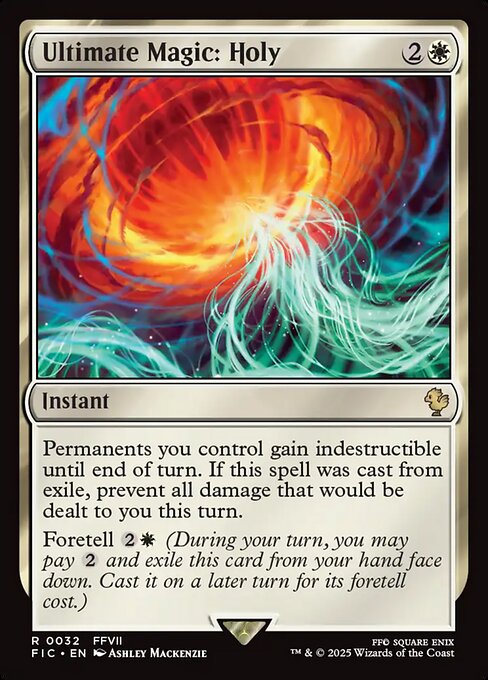 Ultimate Magic: Holy Final Fantasy Commander Magic: The Gathering card image