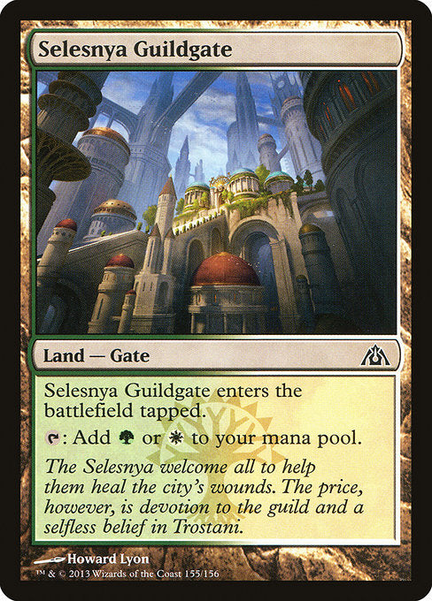 Selesnya Guildgate - Dragon's Maze #155