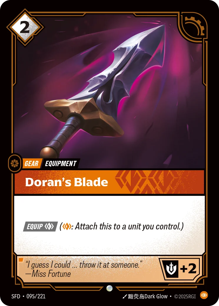 Doran’s Blade Riftbound card image