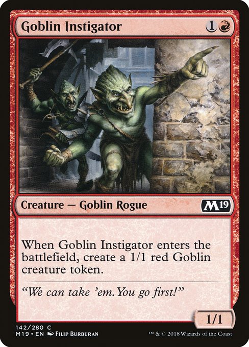 Goblin Instigator - Core Set 2019 #142