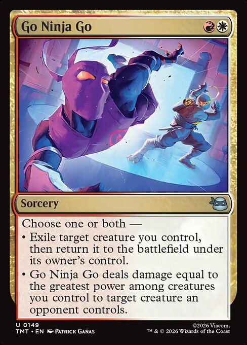 Go Ninja Go Teenage Mutant Ninja Turtles Magic: The Gathering card image