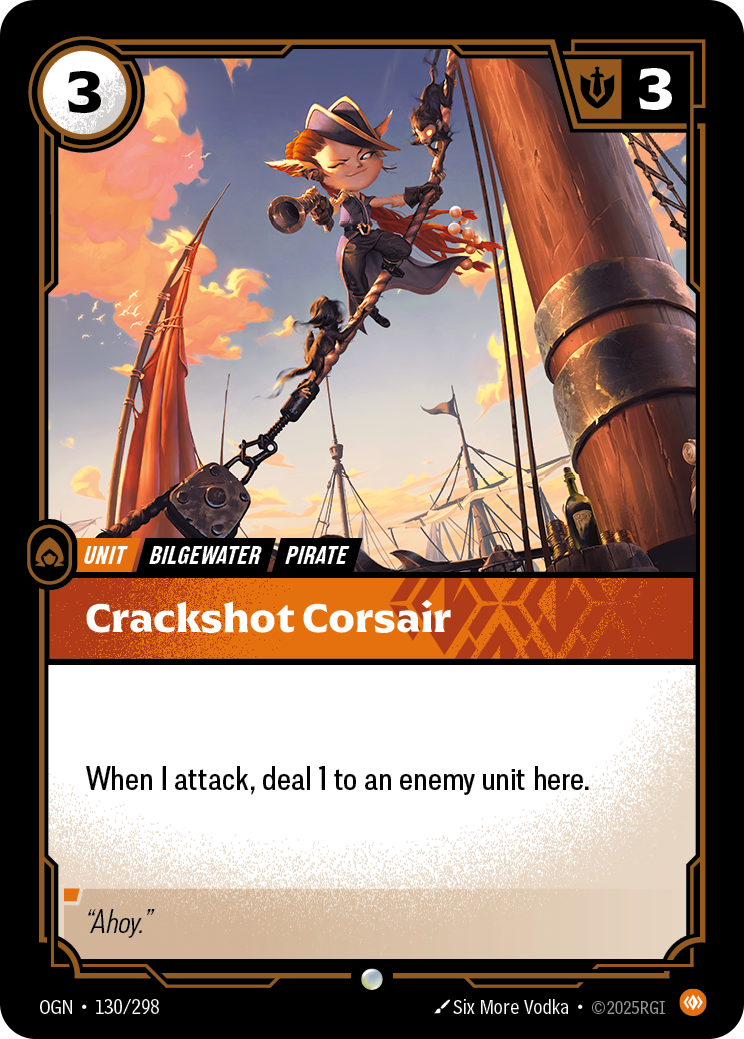 Crackshot Corsair Riftbound card image
