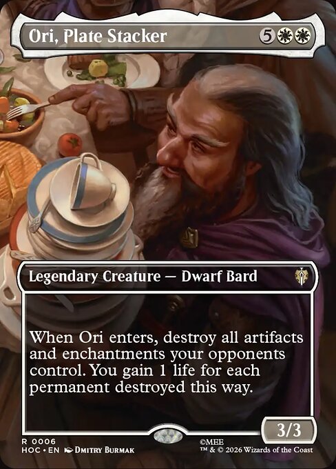 Ori, Plate Stacker - The Hobbit Eternal #6 - Near Mint - Non-Foil