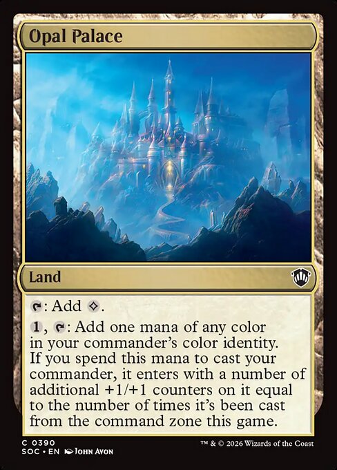Opal Palace - Secrets of Strixhaven Commander #390