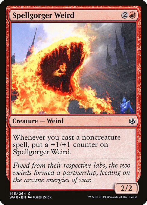 Spellgorger Weird War of the Spark Magic: The Gathering card image