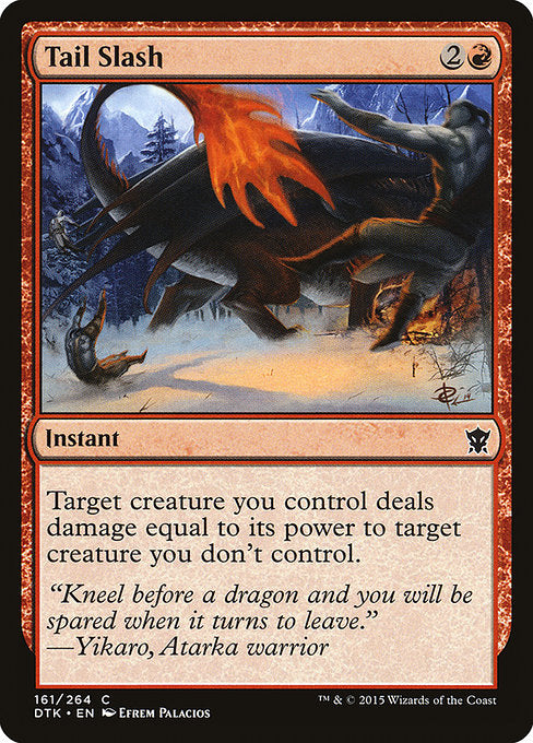 Tail Slash - Dragons of Tarkir #161