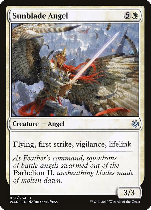Sunblade Angel - War of the Spark #31