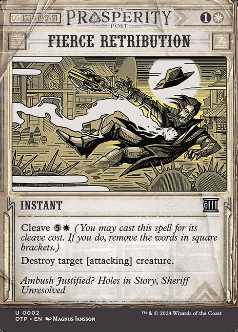 Fierce Retribution - Breaking News #2 Magic: The Gathering card image