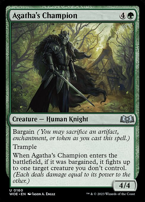 Agatha's Champion - Wilds of Eldraine #160