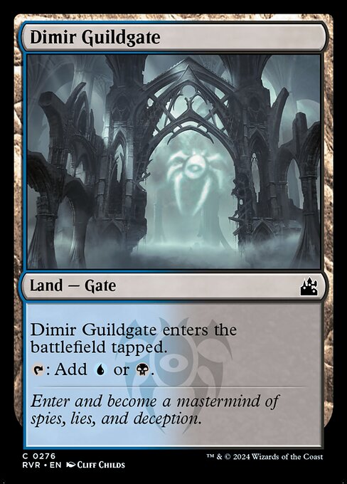 Dimir Guildgate - Ravnica Remastered #276