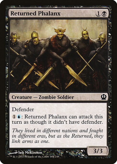 Returned Phalanx Theros Magic: The Gathering card image