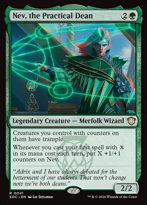 Nev, the Practical Dean - Secrets of Strixhaven Commander #41