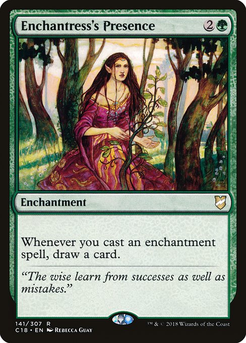 Enchantress's Presence - Commander 2018 #141