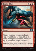 Bionic Blow Marvel Super Heroes Commander Magic: The Gathering card image
