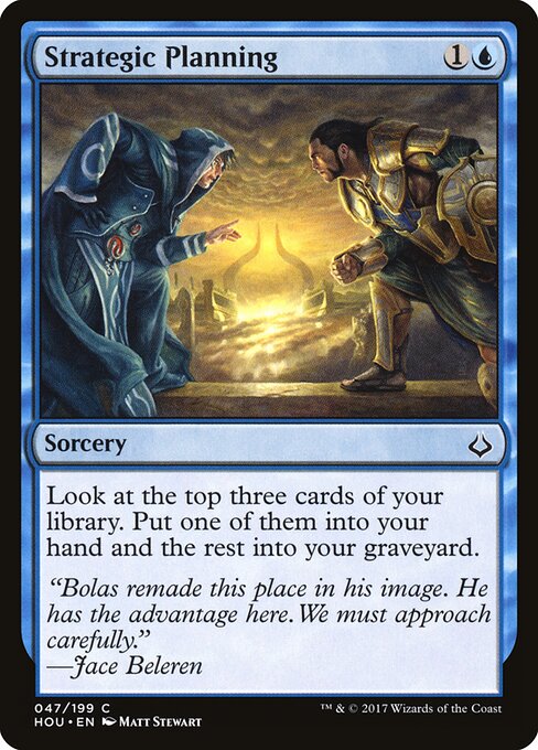 Strategic Planning Hour of Devastation Magic: The Gathering card image