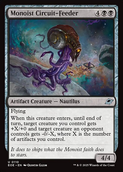 Monoist Circuit-Feeder Edge of Eternities Magic: The Gathering card image