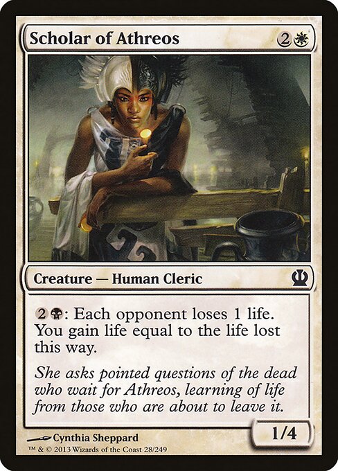 Scholar of Athreos Theros Magic: The Gathering card image