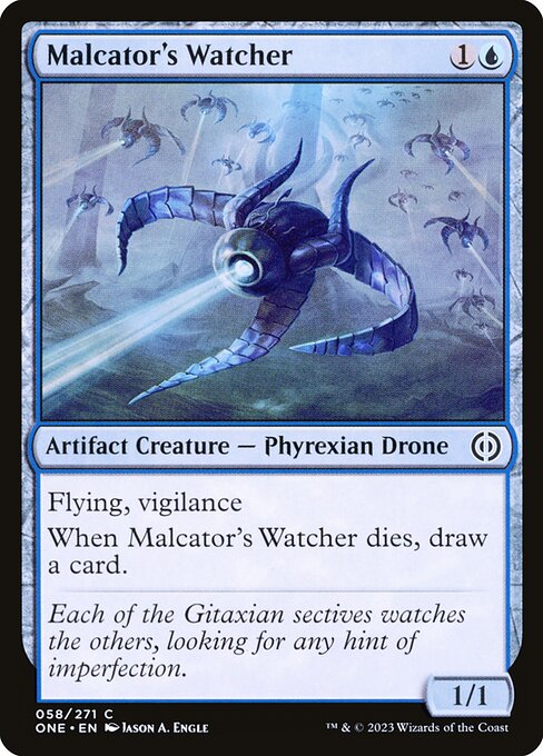 Malcator's Watcher - Phyrexia: All Will Be One #58