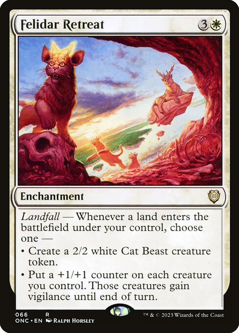 Felidar Retreat - Phyrexia: All Will Be One Commander #66