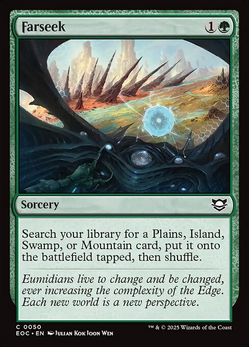 Farseek - Edge of Eternities Commander #50