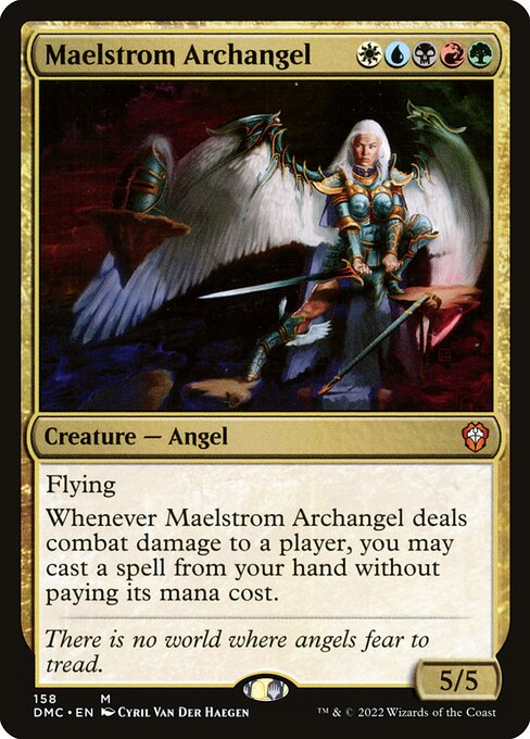 Maelstrom Archangel - Dominaria United Commander #158