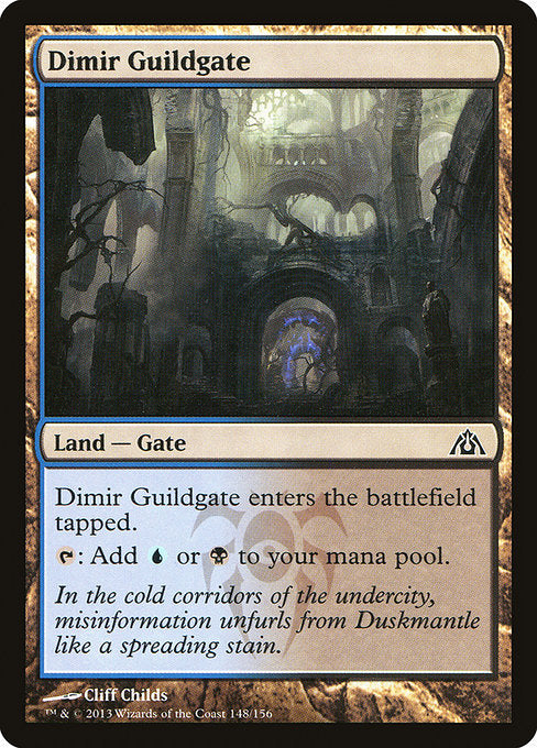 Dimir Guildgate - Dragon's Maze #148