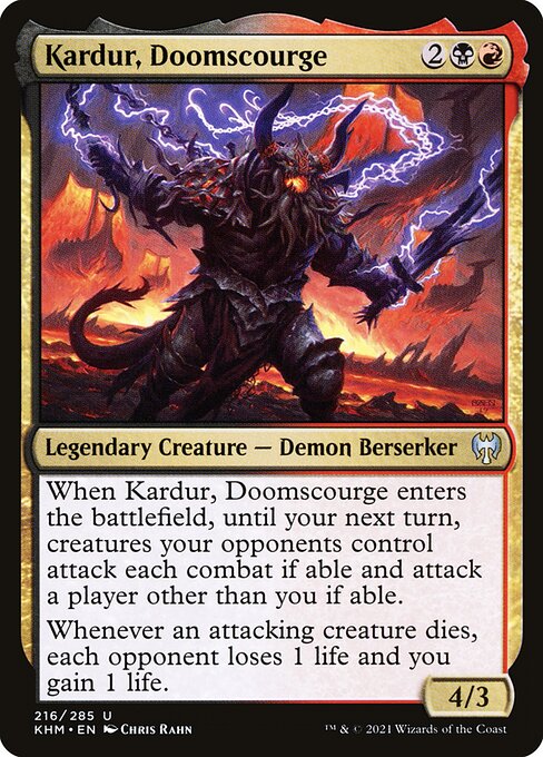 Kardur, Doomscourge - Kaldheim #216 - Near Mint - Non-Foil