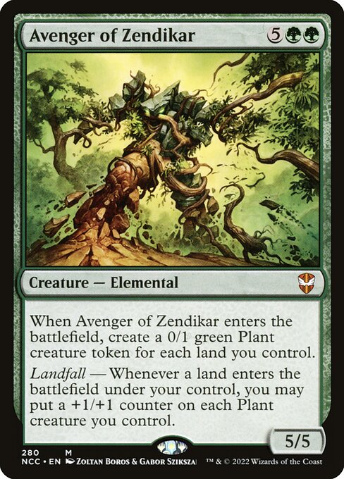 Avenger of Zendikar New Capenna Commander Magic: The Gathering card image