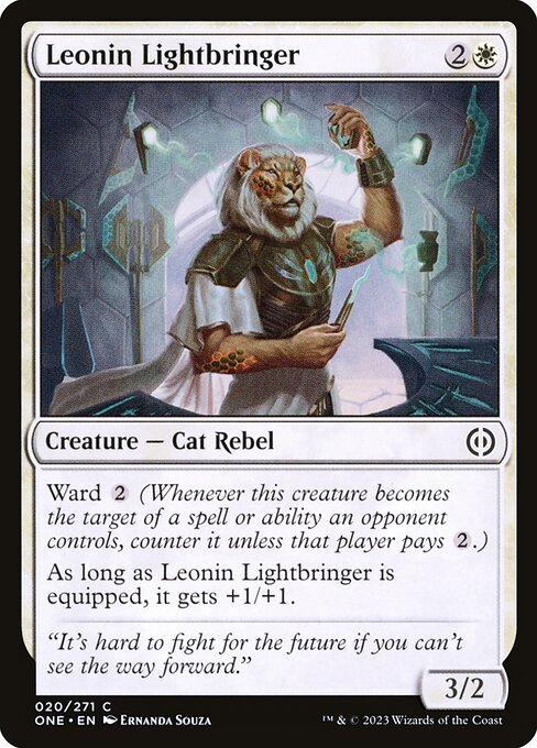 Leonin Lightbringer - Phyrexia: All Will Be One #20