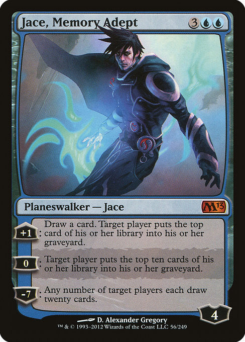 Jace, Memory Adept - Magic 2013 #56 Magic: The Gathering card image