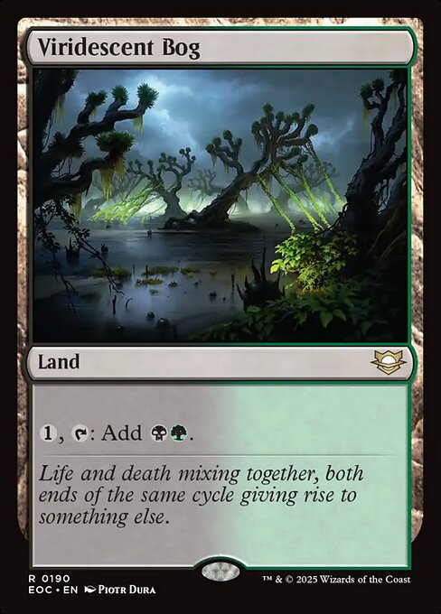 Viridescent Bog Edge of Eternities Commander Magic: The Gathering card image