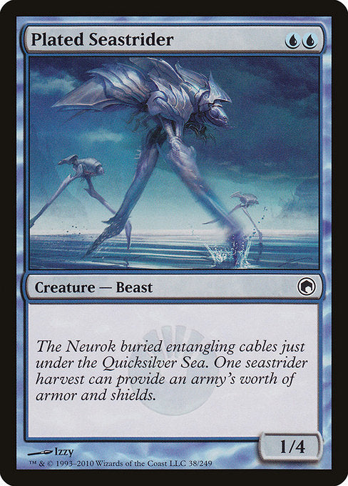 Plated Seastrider - Scars of Mirrodin #38 Magic: The Gathering card image