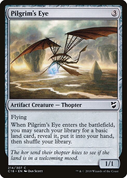 Pilgrim's Eye Commander 2018 Magic: The Gathering card image