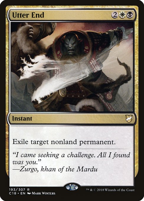 Utter End - Commander 2018 #193