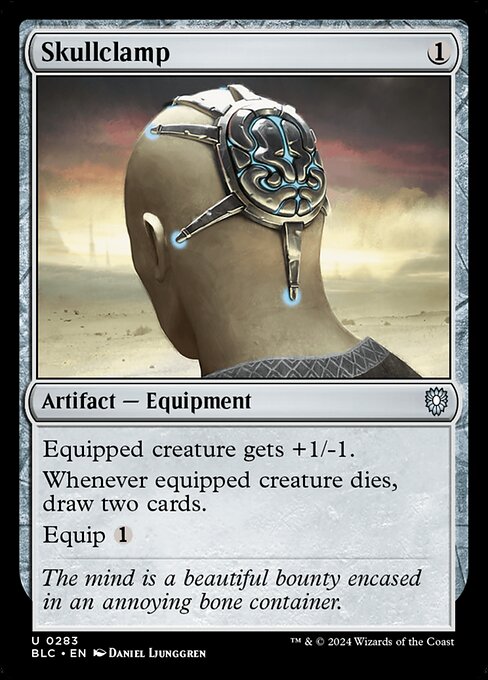 Skullclamp - Bloomburrow Commander #283