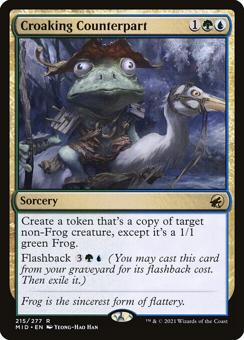 Croaking Counterpart - Innistrad: Midnight Hunt #215