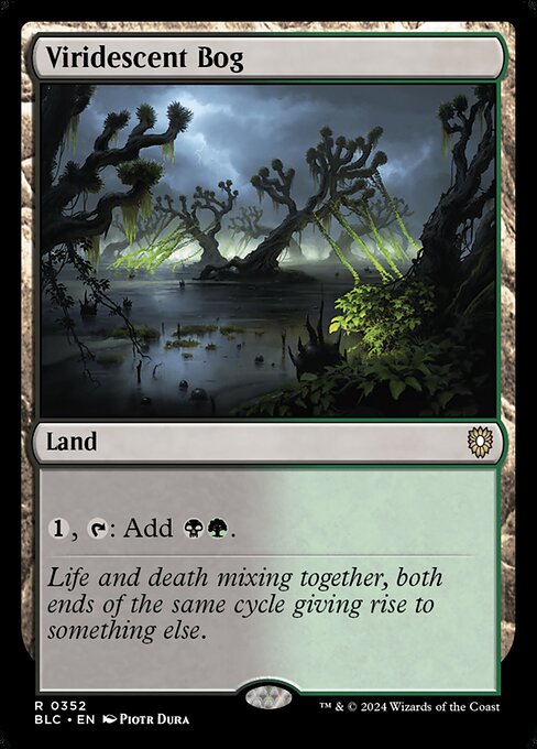 Viridescent Bog - Bloomburrow Commander #352