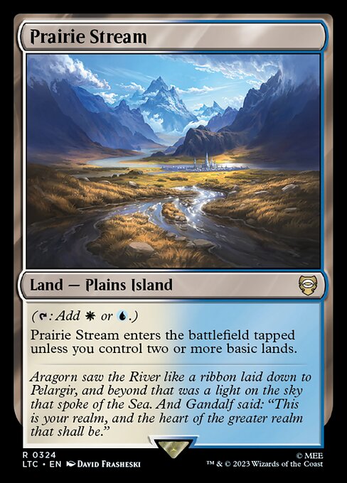 Prairie Stream - Tales of Middle-earth Commander #324