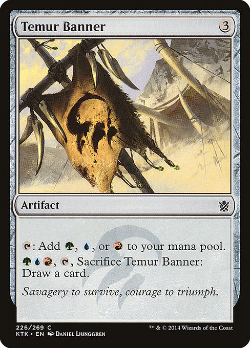 Temur Banner - Khans of Tarkir #226