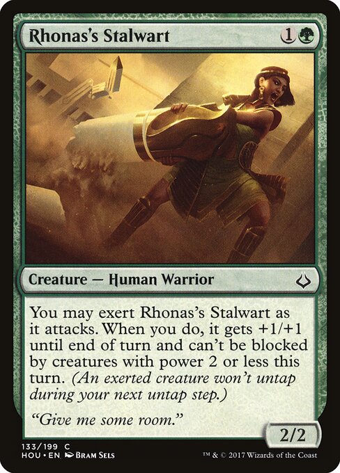 Rhonas's Stalwart Hour of Devastation Magic: The Gathering card image