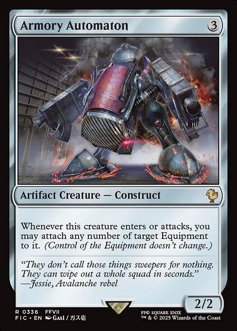 Armory Automaton - Final Fantasy Commander #336 Magic: The Gathering card image