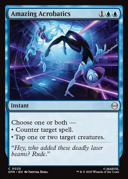 Amazing Acrobatics Marvel's Spider-Man Magic: The Gathering card image