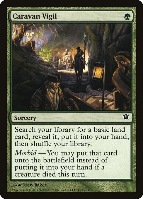 Caravan Vigil Innistrad Magic: The Gathering card image