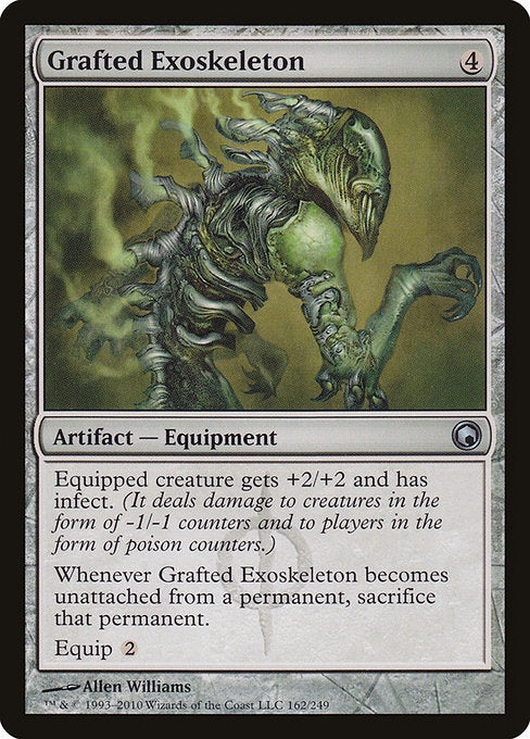 Grafted Exoskeleton - Scars of Mirrodin #162