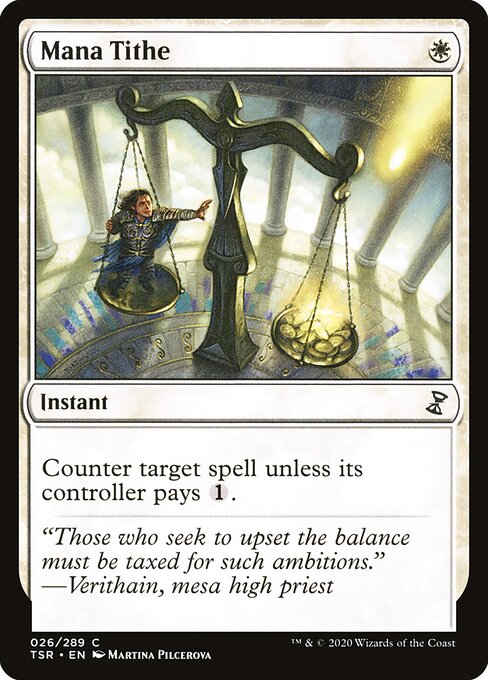 Mana Tithe Time Spiral Remastered Magic: The Gathering card image