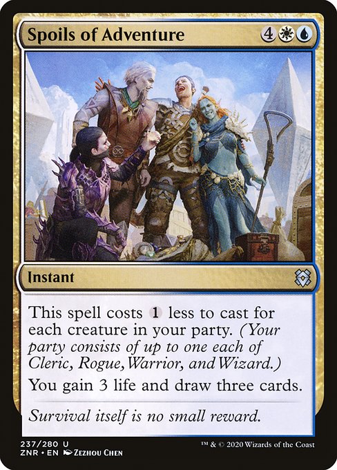 Spoils of Adventure - Zendikar Rising #237