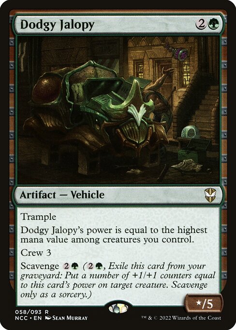 Dodgy Jalopy - New Capenna Commander #58