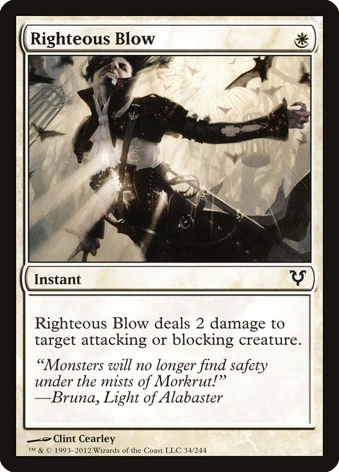 Righteous Blow - Avacyn Restored #34