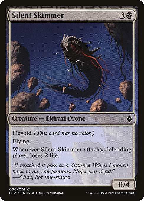 Silent Skimmer - Battle for Zendikar #96 Magic: The Gathering card image